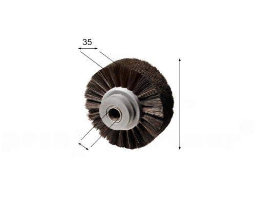 Brush wheel for KBA (with bearing)