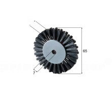 Brush wheel for Mitsubishi