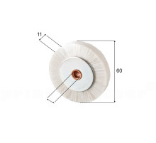 Brush wheel for Komori / Roland / Mabeg