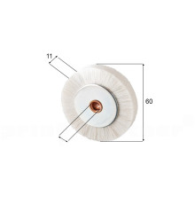 Brush wheel for Komori / Roland / Mabeg