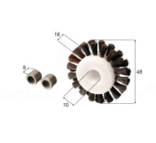 Brush wheel for KBA (with 2 bearings)