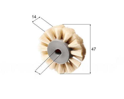 Brush wheel for Komori / Roland / Manroland