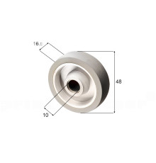 Feeder wheel for KBA / Miller (rubber)